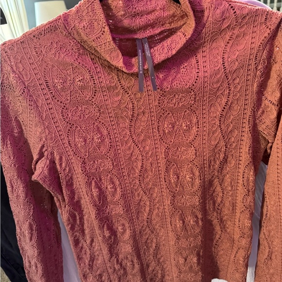Anthropologie Linden Lace Mockneck Blouse size Small - Picture 6 of 7